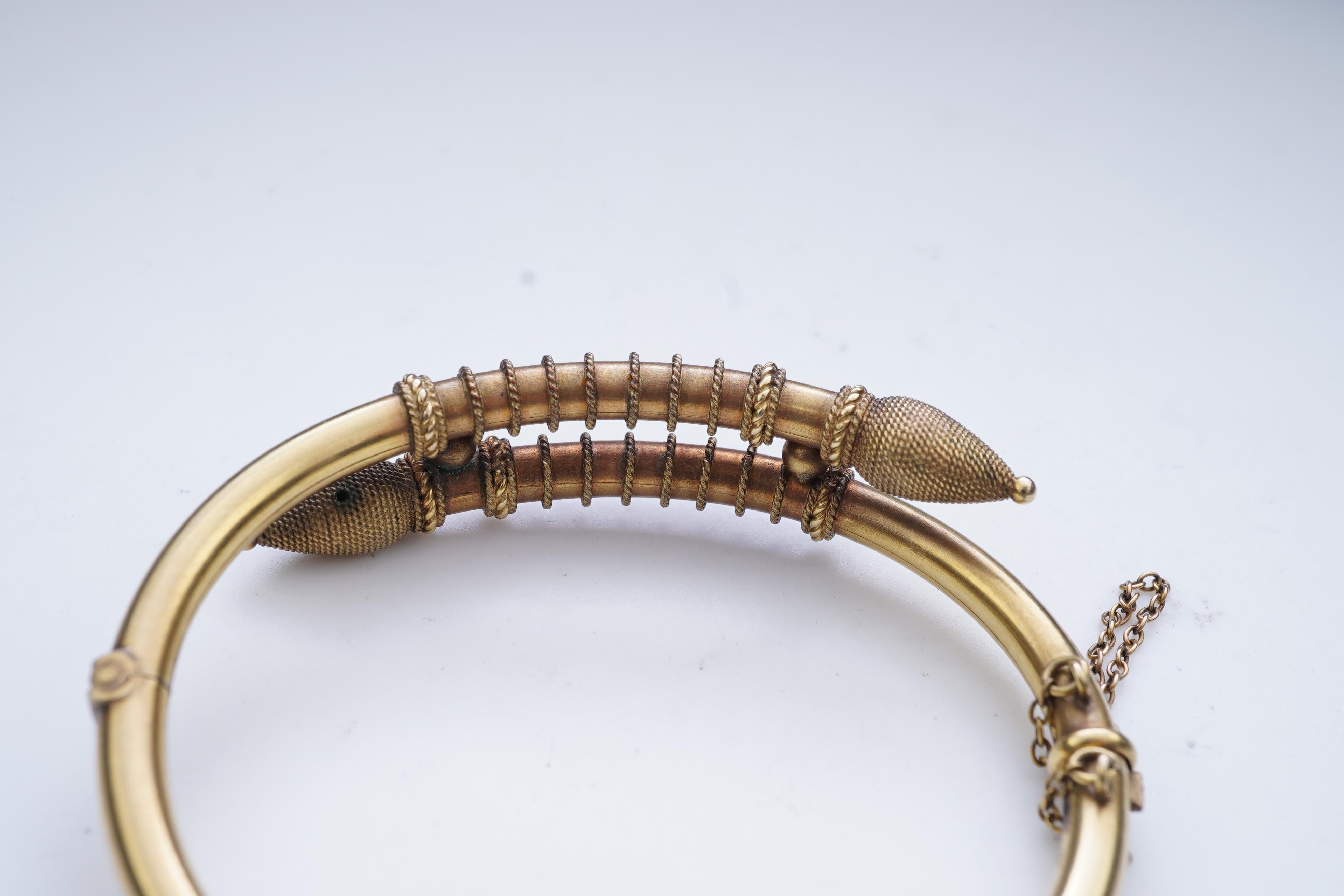 A gilt metal bracelet, mid 19th century